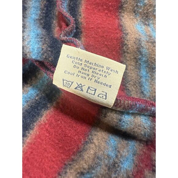 Upcountry Du Monde Southwestern Aztec Fleece Jacket Womens M Button Front - Picture 8 of 9